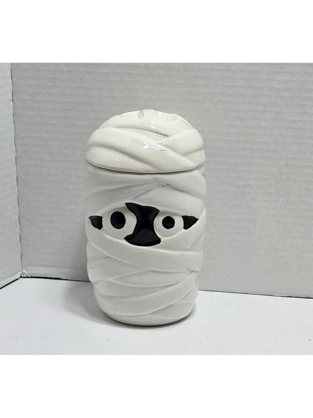 Halloween Themed Mummy Cookie/Candy Jar 6.5" by Tien Hsing